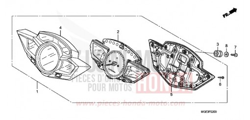 COMPTEUR VFR1200FC de 2012